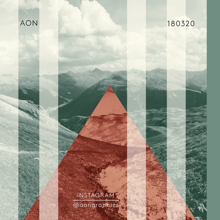 "AON Poster - Swiss Mountains - Serie 3"