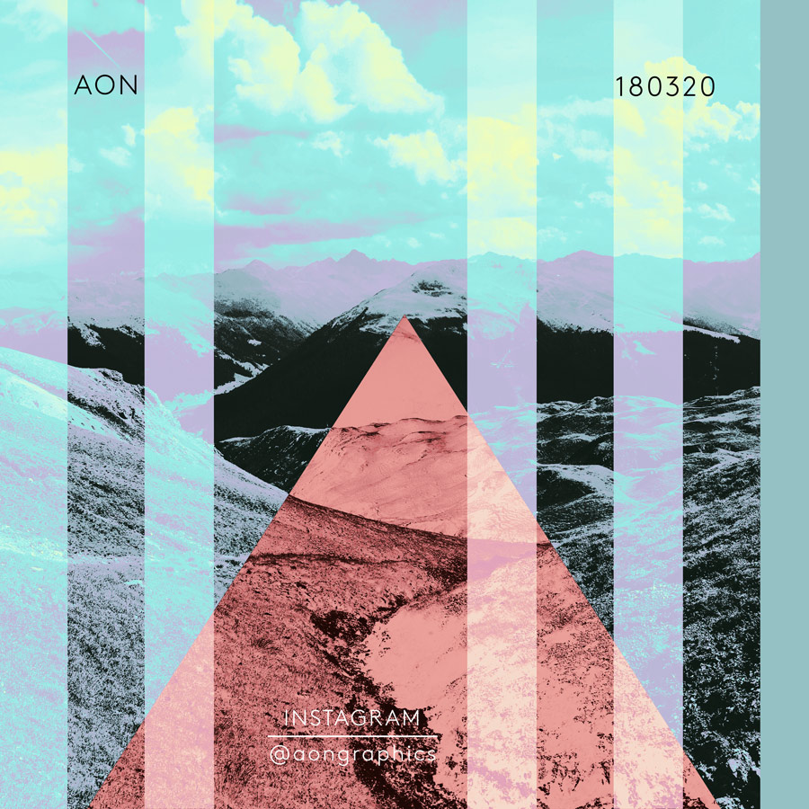 "AON Poster - Swiss Mountains - Serie 4"